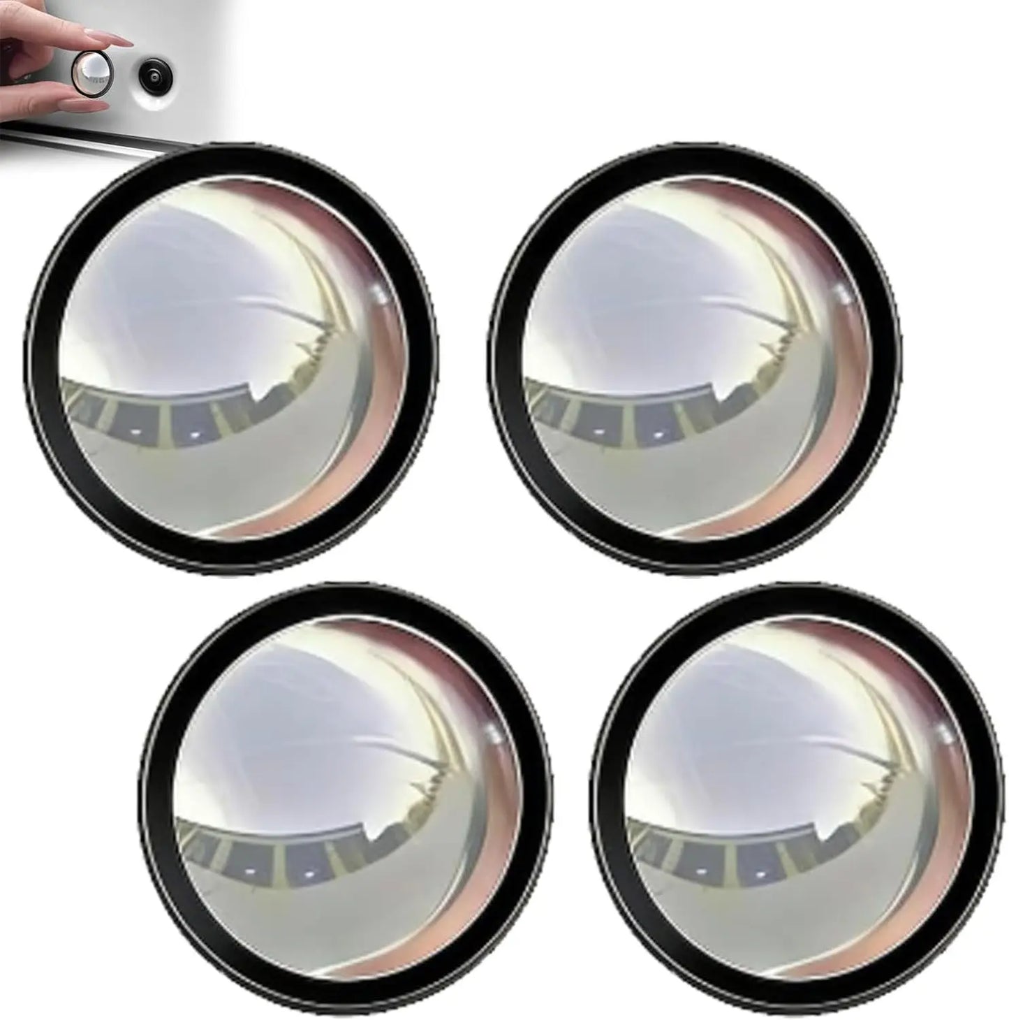 Universal Car Camera Lens Protector 2/4PCS Rear View Backup Camera Cover 360° Camera Protection Anti Scratch Waterproof
