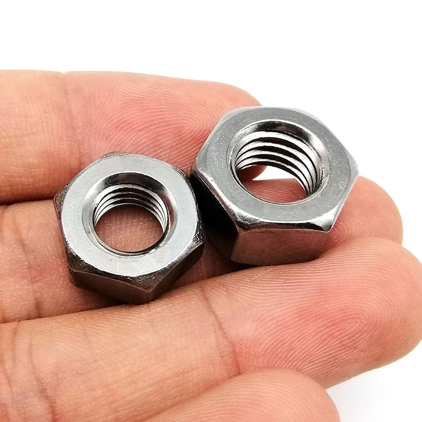 M1 M1.2 M1.4 M1.6 M2 M2.5 M3 M3.5 M4 M5 M6 M8 M10 M12 M16 M20 M24 DIN934 304 Stainless Steel Hex Hexagon Nut