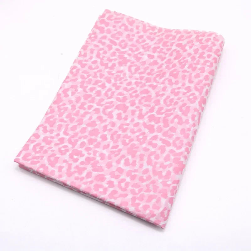 10 Sheets/lot 50*70 Cm Gift Wrapping Paper DIY Handmade Craft Star Love Dot Pattern Tissue Paper  Floral Packaging Material