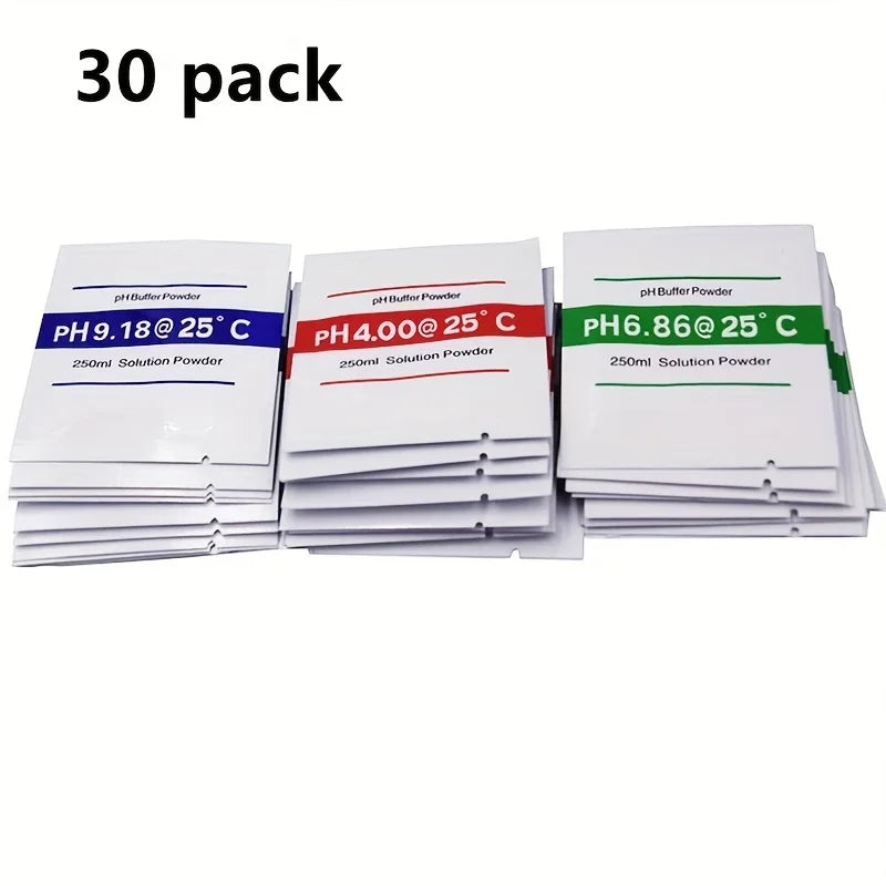 3/15/30pcs/lot 4.01 6.86 9.18 PH Meter Calibration Point PH Buffer Powder Measure Calibration Solution For PH Test Meter