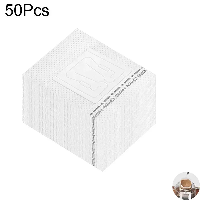 Coffee Filter Paper Bags Disposable Drip Coffee Bag Handle Hanging Ear Espresso Coffee Accessories Tea Tool Hand brewed coffee