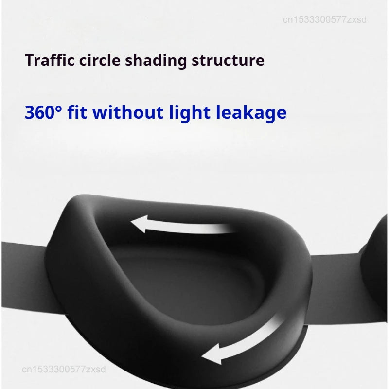 Dreamlight 3D Travel Eye Mask Sleep Blackout 3D Stereoscopic Aid Portable Adjustable Concave Molded Night Break Eye Mask