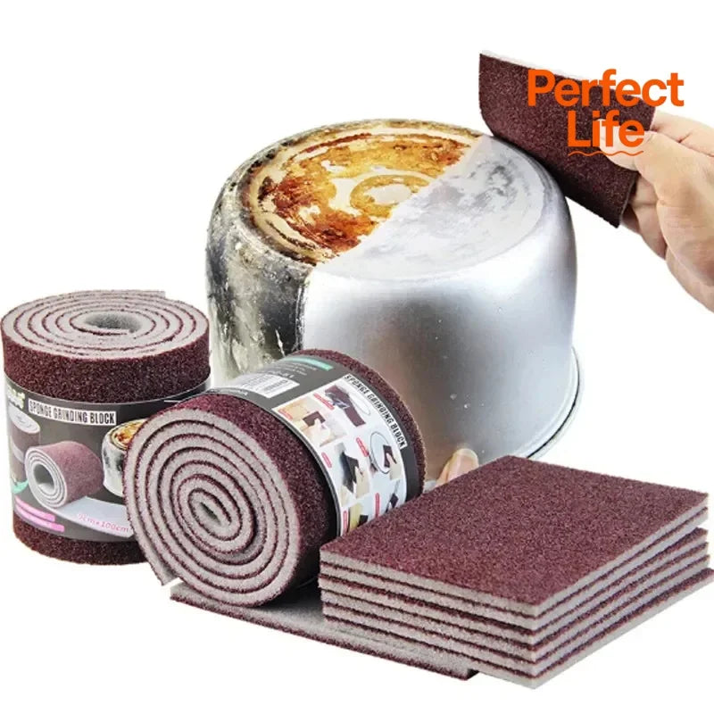 Household Cleaning Kitchen Melamine Sponge Carborundum Kitchen Eraser for Pan Pot Dish Sponges Household Cleaning Kitchen Sponge