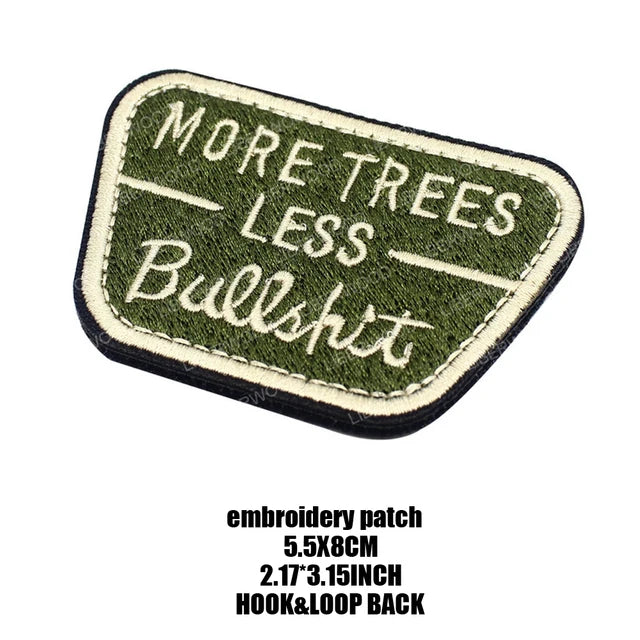 Outdoor Camping Tactical Patch Compass Wolf Embroidered Patch HOOK LOOP Badge Fit Backpack Jacket Clothing stickers