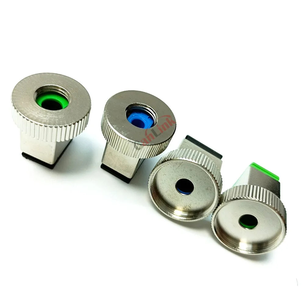 Fiber Connector Adapter SC/PC/APC Optical Power Meter Conversion Head Red Pen Metal Cap Adapter Coupler Flange
