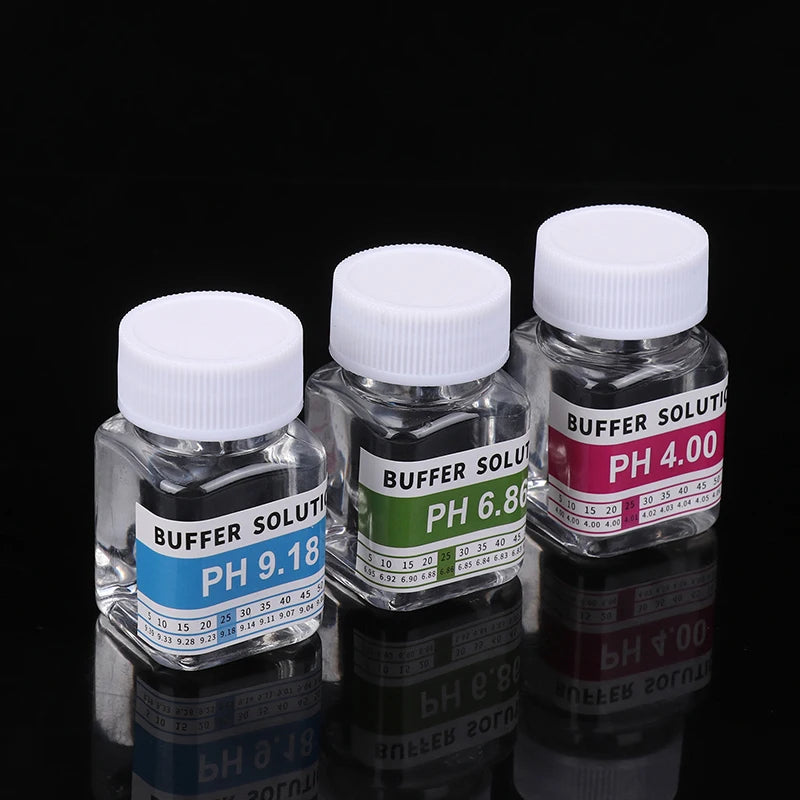 Reusable 50ML PH 4.00 6.86 9.18 Calibration Solution Buffer Liquid For PH Meter
