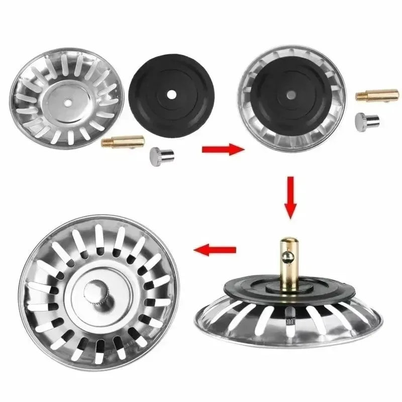 1pcs Kitchen Sink Strainer Stopper Waste Plug Sink Filter Filtre Sink Strainer Filter Floor Drain Kitchen Tools
