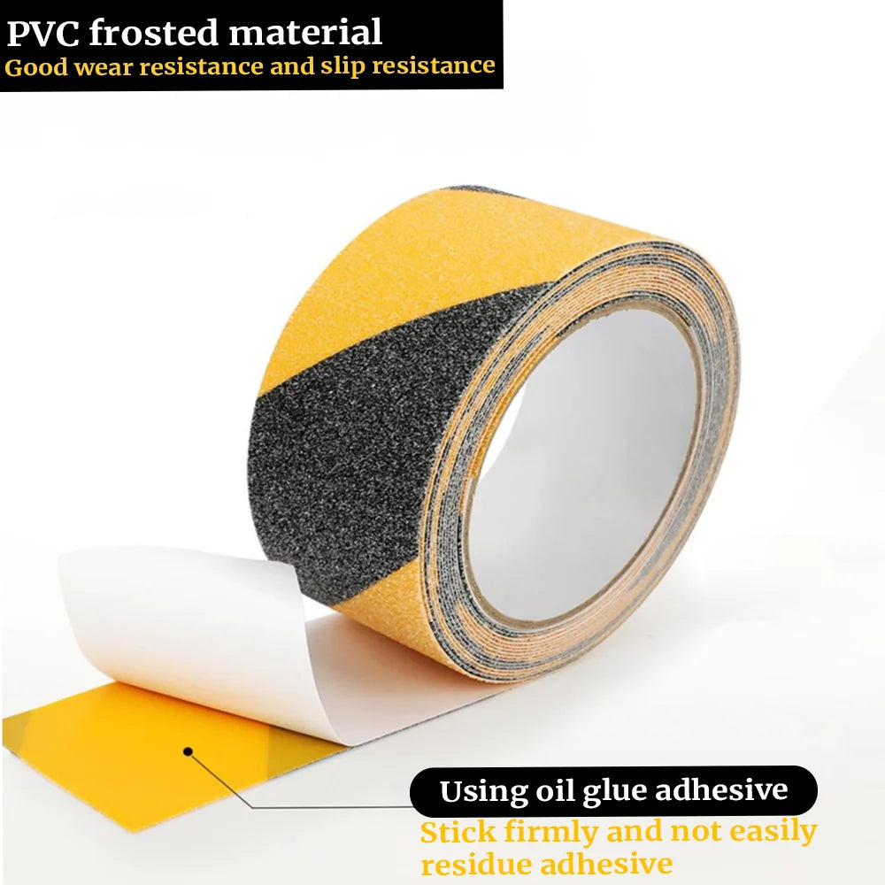 Non-slip Tape for Stairs, FloorsAnti-slip Tape For Street, Anti-Slip Stickers For Seniors,Durable Adhesive Safety Protector