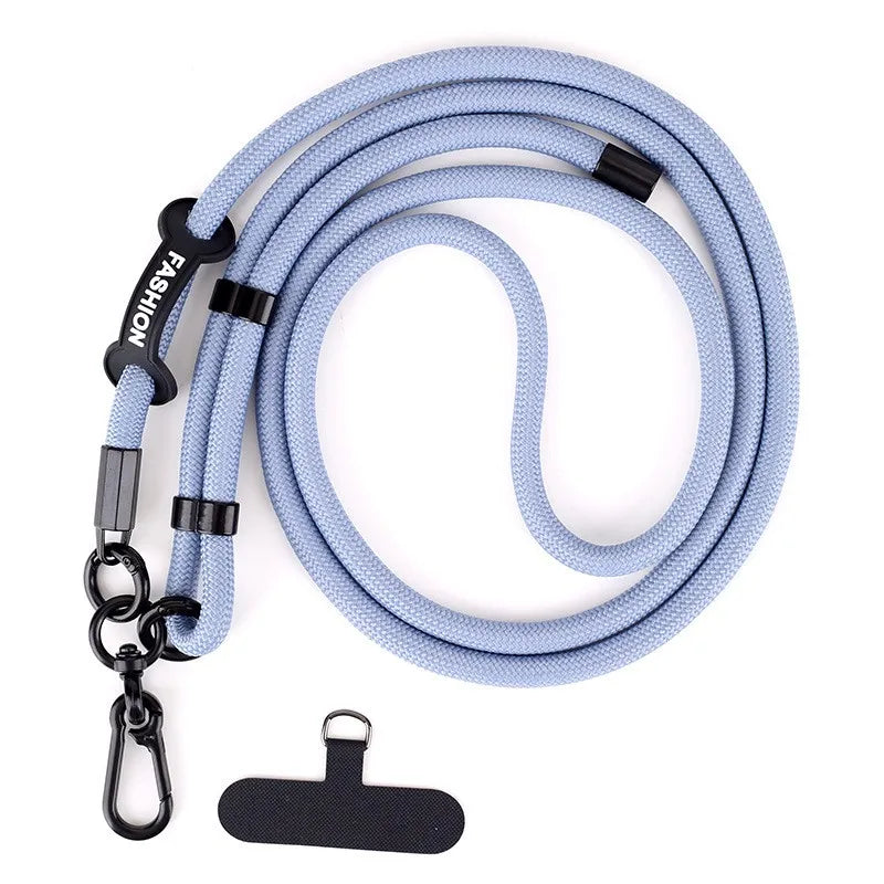 1Pc Adjustable Mobile Phone Strap Lanyard Crossbody XYun Lanyards Neck Rope with Patch for iPhone Cell Phone Hanging Cord Strap