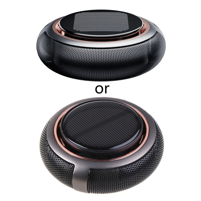 Car Air Freshener Solar Energy Rotating Fragrance Diffuser
