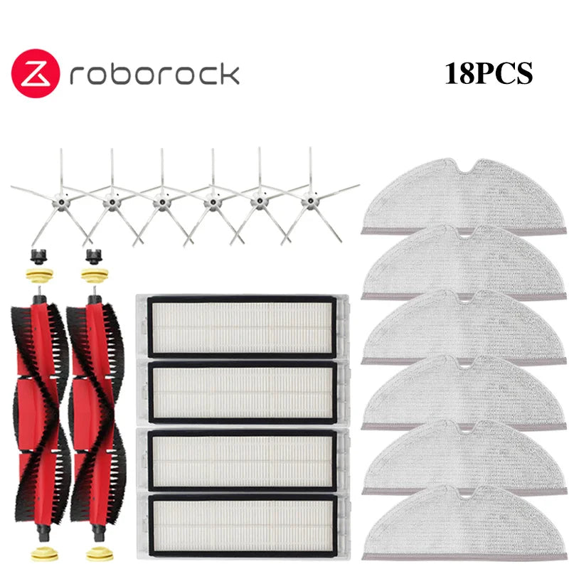 Roborock S5 S50 S51 S55 S6 S60 S6 Pure Vacuum Cleaner Accessories HEPA Filter Mop Cloth Side Main Brush Spare Parts
