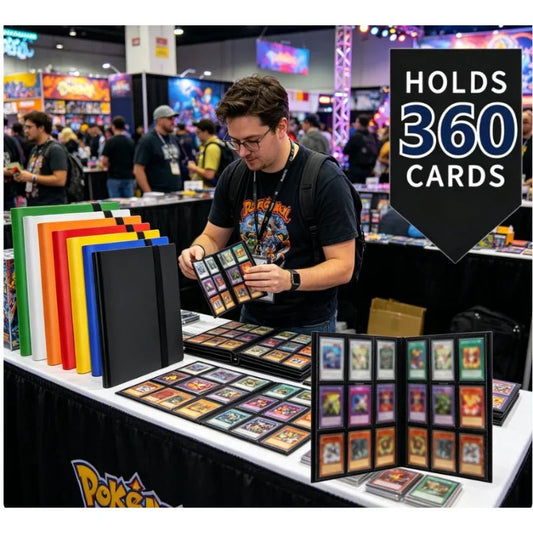 9-Pocket Card Binder for 360 Cards Durable Protective Album Storage for MTG TCG & Sports Cards - Collector's Dream Notebook