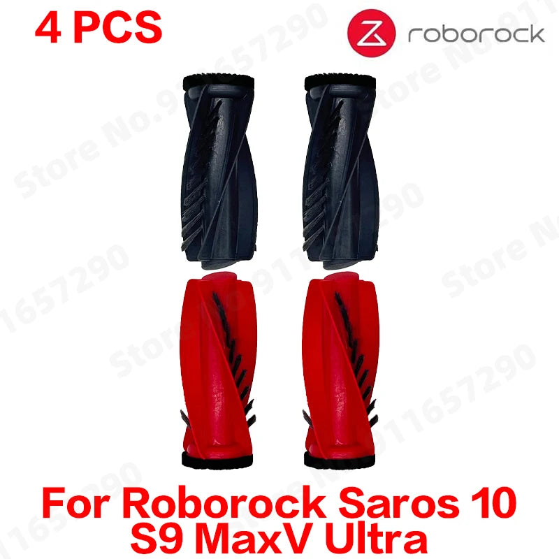 Replacement Parts Compatible for Roborock Saros 10 / S9 MaxV Ultra Main Roller Side Brush HEPA Filter Mop Cloth Dust Bag