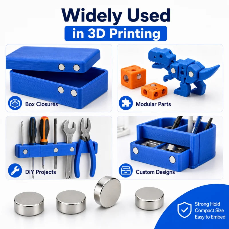 3D Printing Tools Kit 4x2mm 3D Printing Magnets N35 NdfeB Permanent Powerful Round Magnetic Imanes 3D Printer Tool for DIY Model