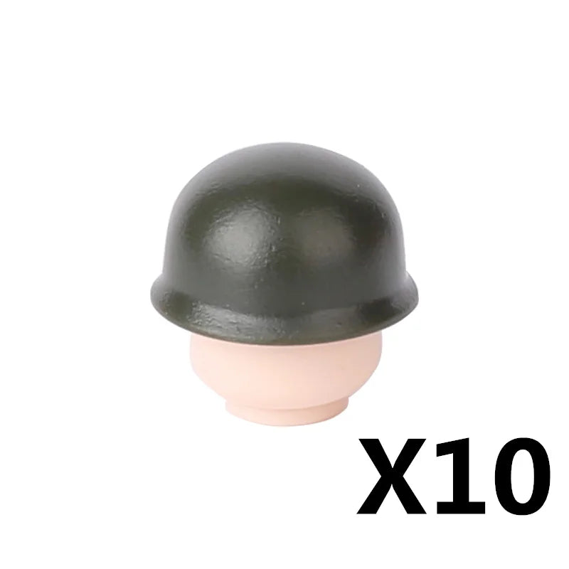 Military US Army Soviet Figures Soldiers MOC Building Blocks Medic Sniper Rifle Bunijon Hat Helmets Children's Toy Gift B145