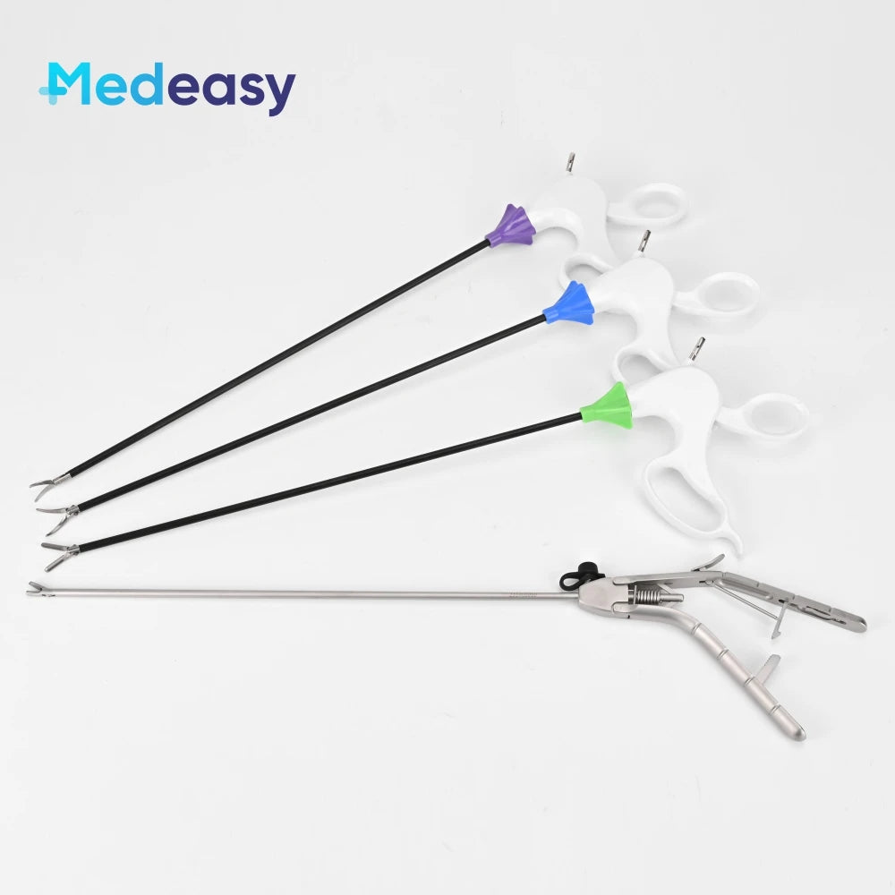 Laparoscopic Simulation Trainer Tools Laparoscopy Training Instruments Forceps Grasper/Dissector/Scissors Curved/Needle Driver