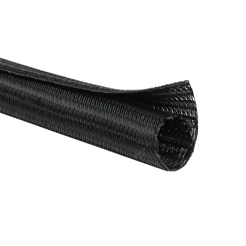 Self-Closed Braided Sleeve 5 8 10 13 16 19 25 32mm PET Insulated Wrap Cable Casing for Computer TV Wire Protect Line Wrap Cover