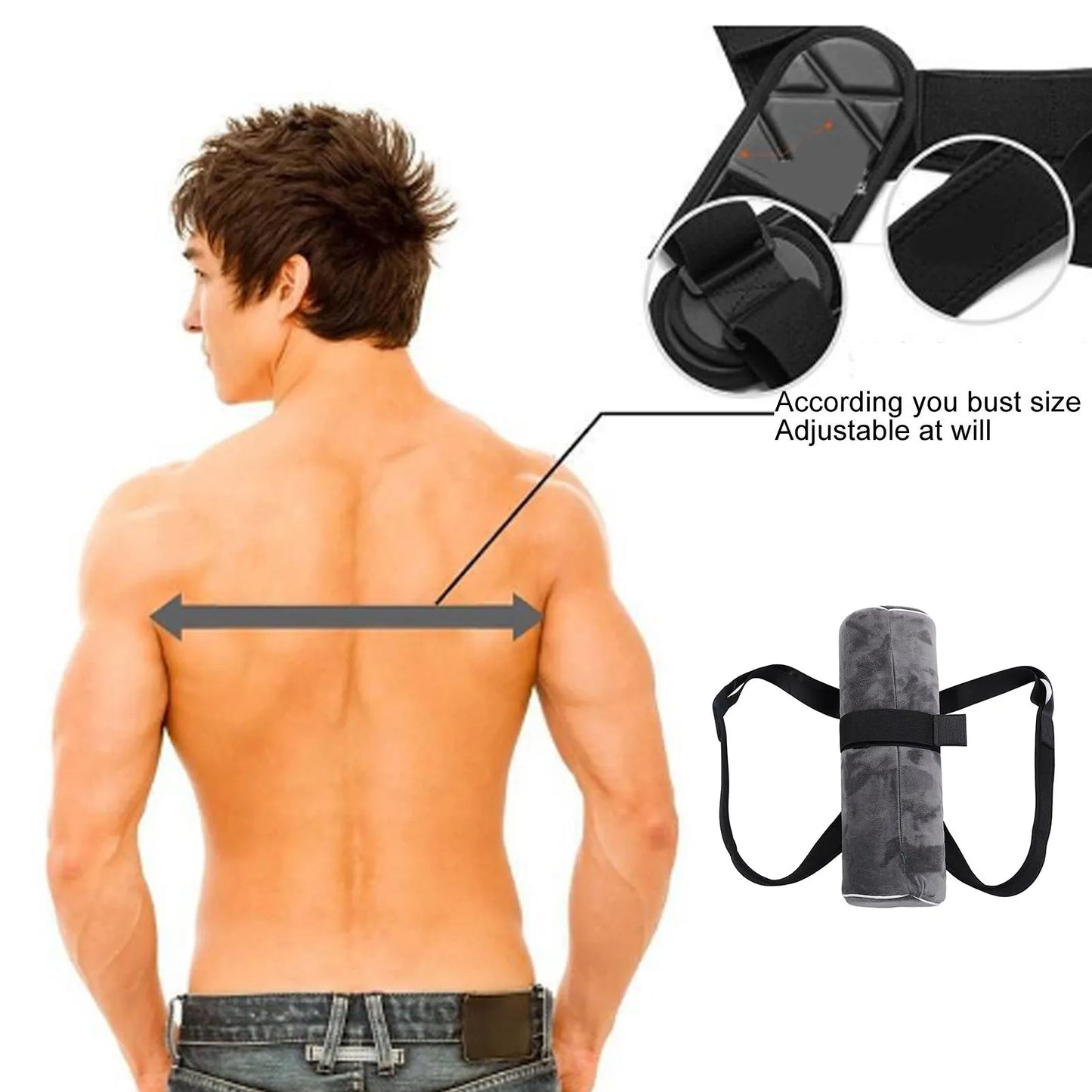 Side Sleeping Backpack Pillow Ergonomic Comfortable Slow  Spine  Anti Snore Pillow Memory Foam for Bedroom
