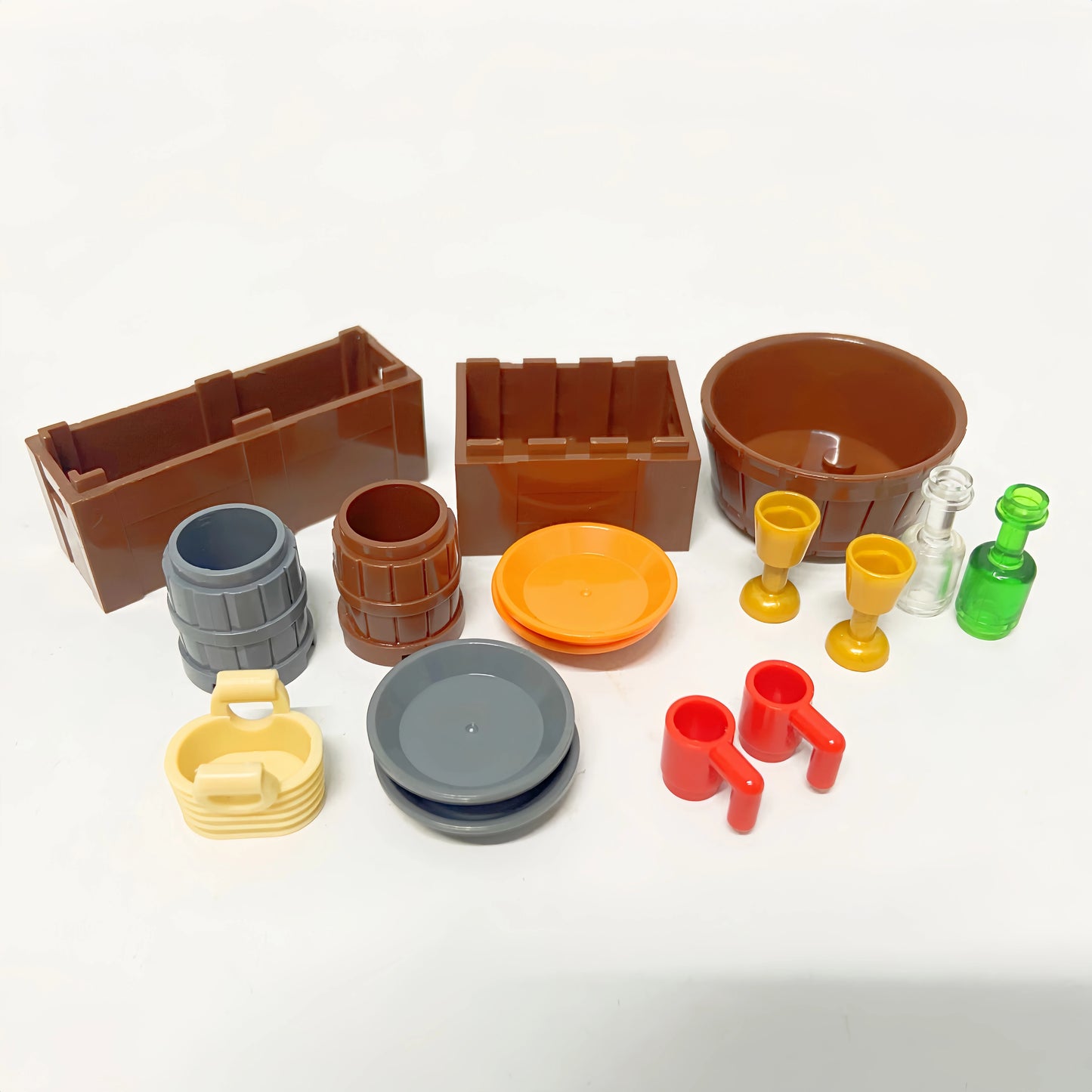 Farm Tools and Kitchenwares DIY Buidling Blocks Miniature Tools Compatible MOC Scene Building Accessories Ideal Gift