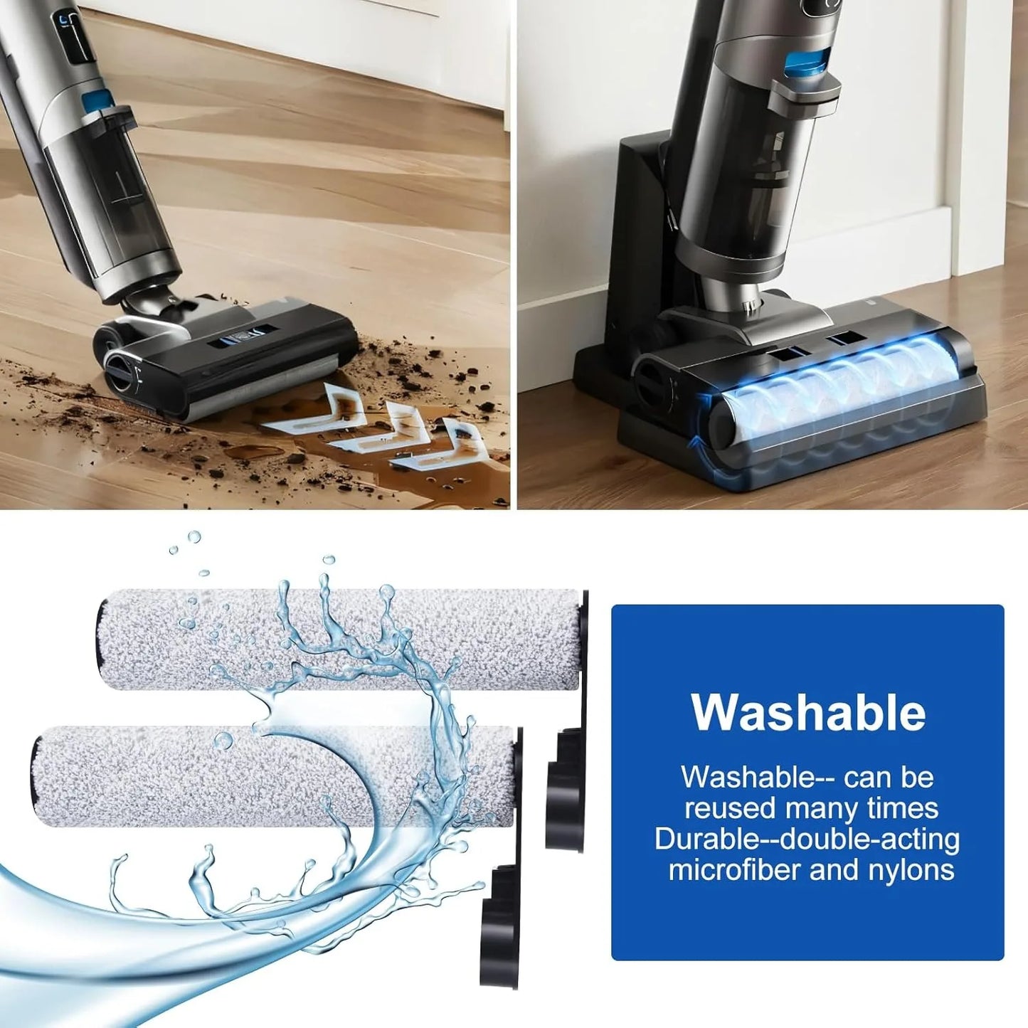 Roborock F25 ACE F25 Ultra, F25 Combo/ ALT/ LT/ RT/ GT/ XT/ BX Nass Replacement brush roll for wet and dry vacuum cleaners Parts