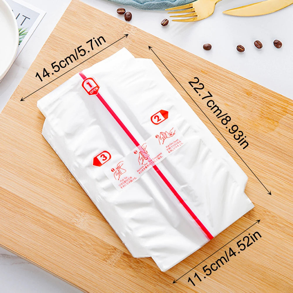 100Pcs Triangular Rice Ball Packaging Bag Nori Seaweed Onigiri Sushi Plastic Gift Bags Easy Tear Portable Bento Accessories New