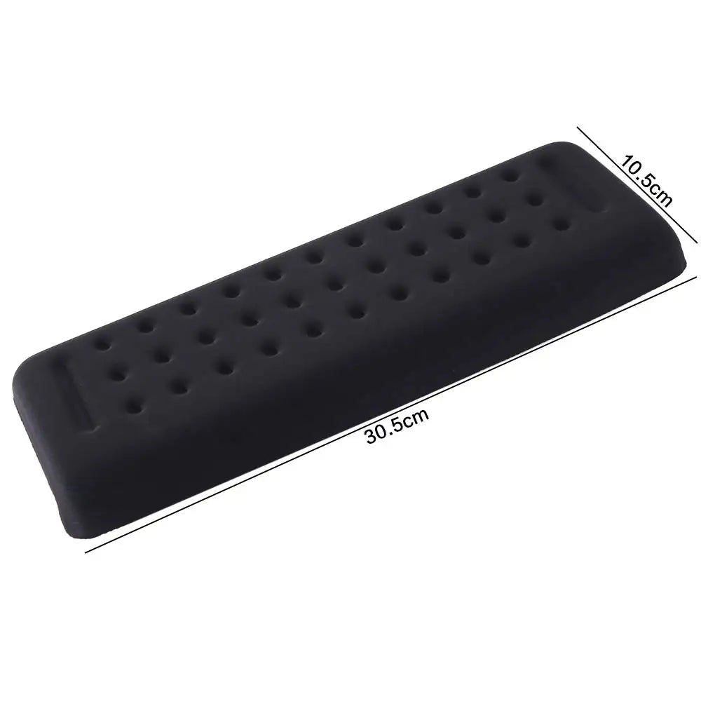 1Pc Ergonomic Desk Elbow Pad Black L-Shaped Non-slip Arm Cushions Non-slip Slow Rebound Keyboard Hand Rest Protection Rest