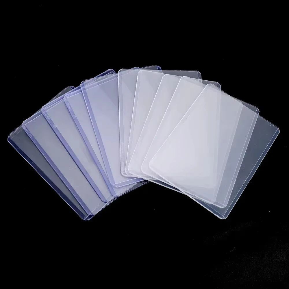 1/25/50 transparent Korean Kpop card sleeves with protective film, transparent card sleeves for idol photos, game card sleeves