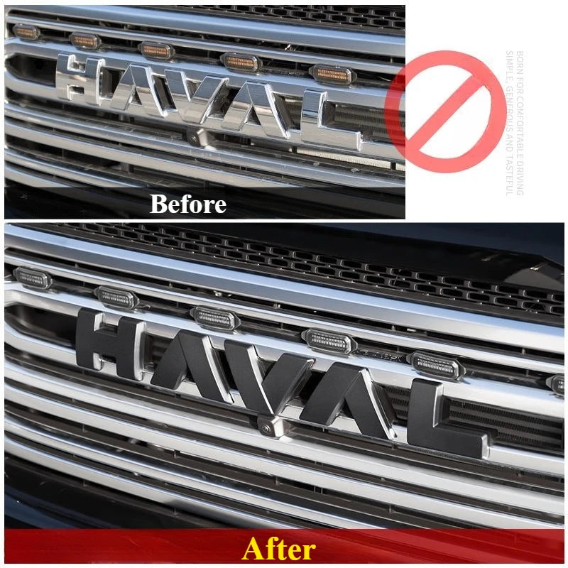 For Haval H9 MKII 2024 2025 Accessories For Enhancing The Appearance Of Cars With Car Front Logos Accessories