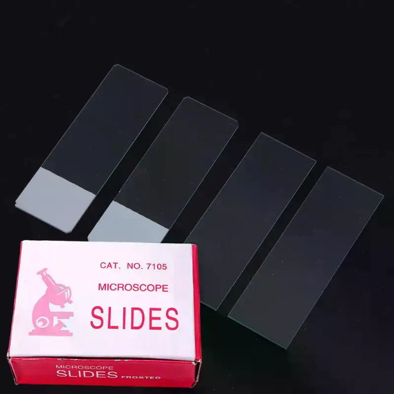 50Pcs DIY Accessories Microscope Slides Blank Biology Glass Slide For Basic Biological Science 25.4x76.2MM