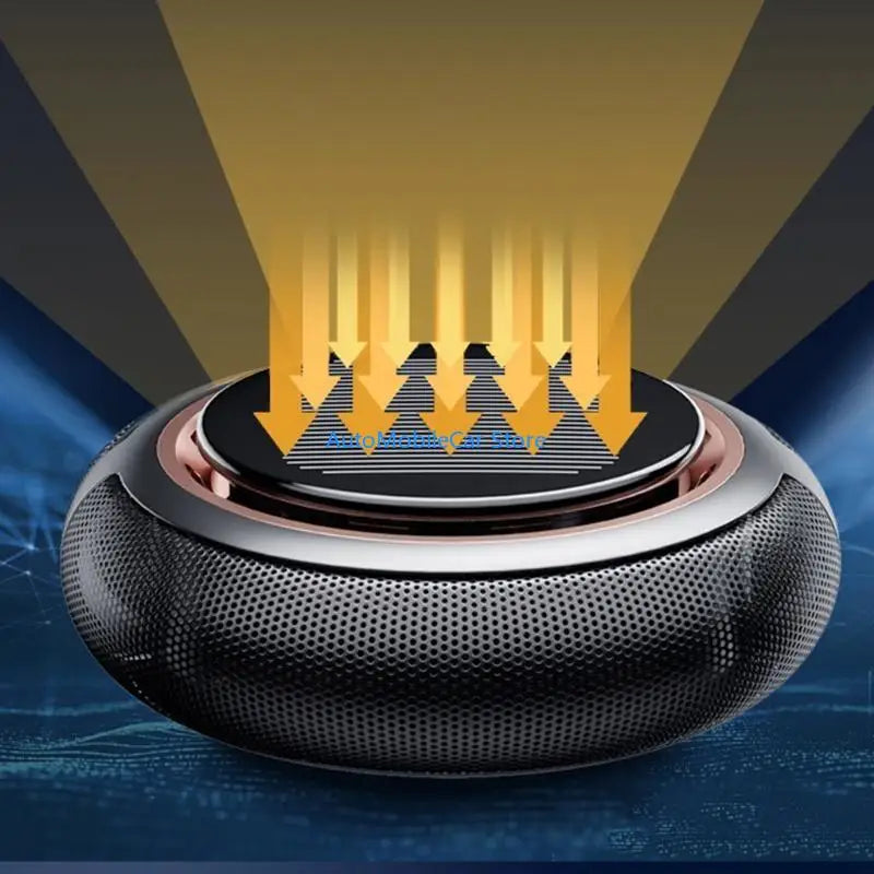 G8TE Air Freshener Car Scent Solar Energy Rotating Replacement Diffuser Decoration Accessories Gadgets