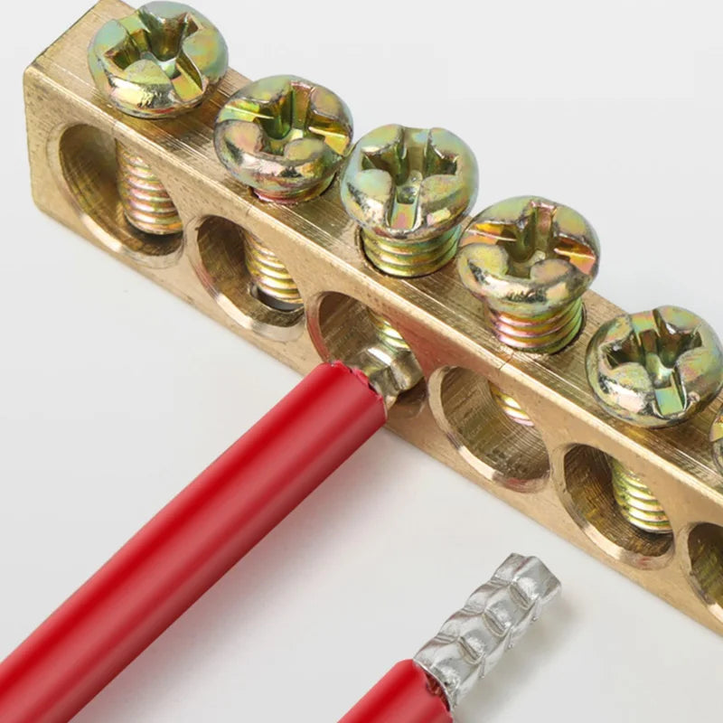 500-2000PCS Cord End Terminals Pure Copper Tubular Crimp Terminal EN0308 7508 1508 2508 4009 6012 Non Insulated Wire Connectors