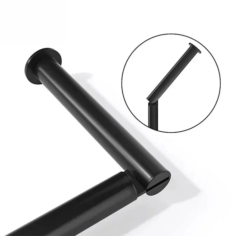 Paper Towel Holder Bathroom Stainless Steel Floor Mounted Toilet Paper Holder Single Pole Kitchen Floor Shelf Bathroom Fixtures