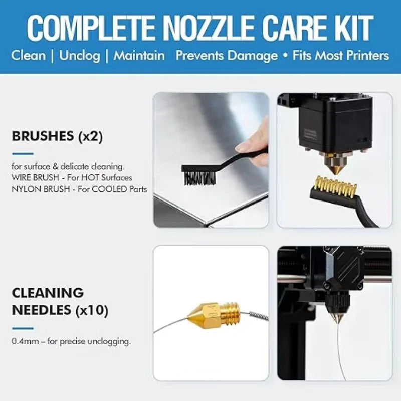 40PCS 3D Printer Tools, Scraper, Files, Wire Cutter, Craft Knife, Wrench,for 3D Printing Cleaning, Finishing and Removing