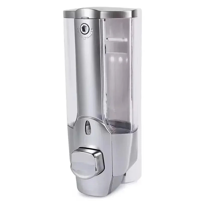 350ml Non Perforated Easy to Install Wall Mounted Shampoo Soap Dispenser for Hotel Bathroom Shower