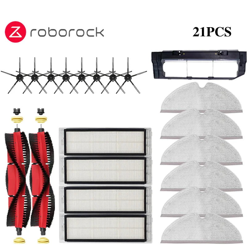 Roborock S5 S50 S51 S55 S6 S60 S6 Pure Vacuum Cleaner Accessories HEPA Filter Mop Cloth Side Main Brush Spare Parts
