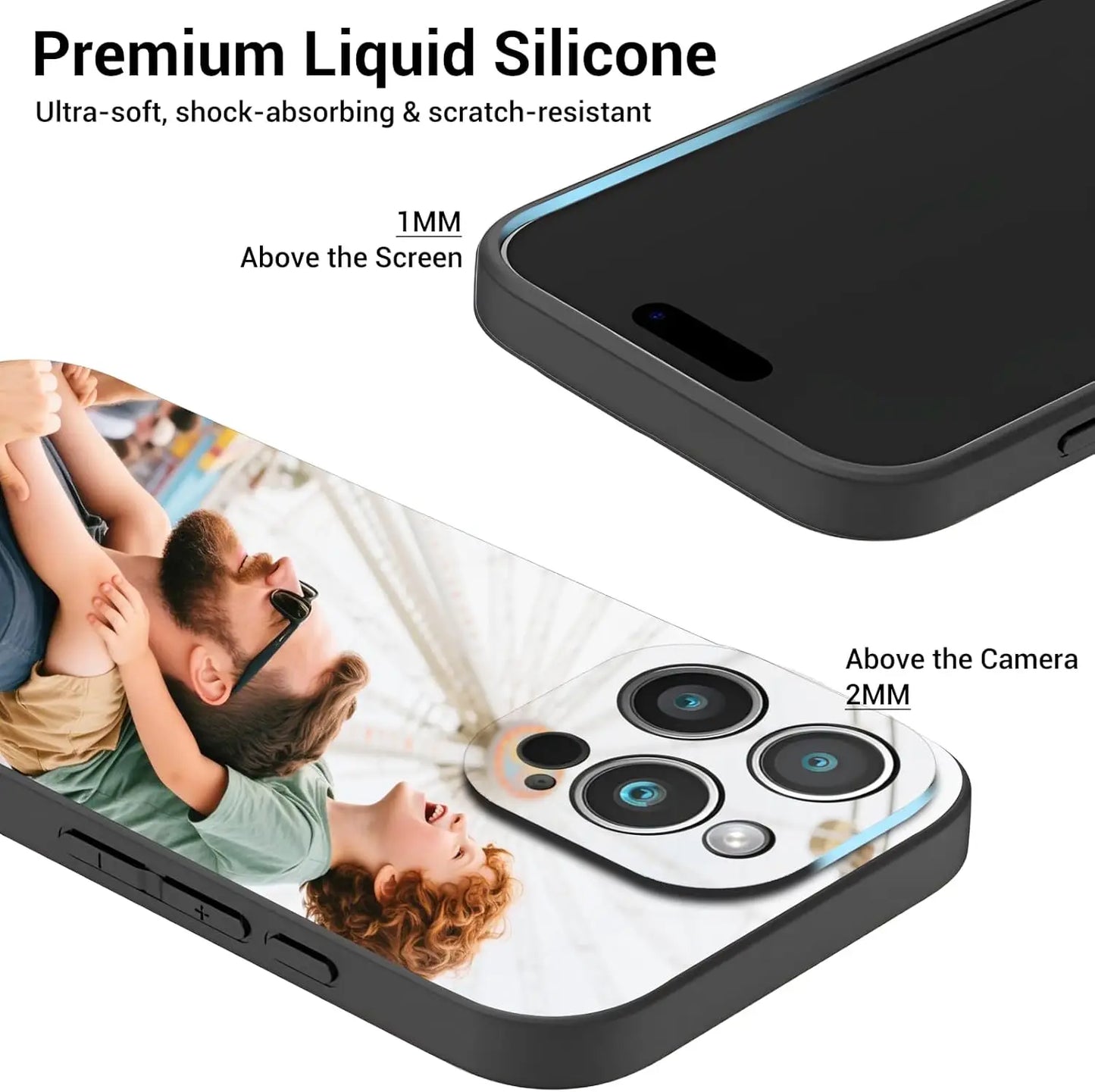 Custom Matte Case For iPhone 17 16 15 14 13 12 11 Pro Max Mini SE XS XR 7 8 Plus DIY Personalized Photo Picture Soft Cover Funda