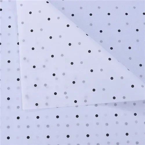 10 Sheets/lot 50*70 Cm Gift Wrapping Paper DIY Handmade Craft Star Love Dot Pattern Tissue Paper  Floral Packaging Material