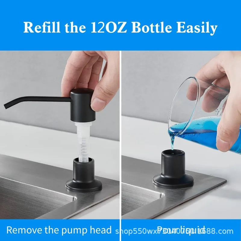 Stainless Steel Pump Useful Kitchen Sink Tools Home Product500ml / 350ml Bottle Liquid Soap Dispensers Durable New