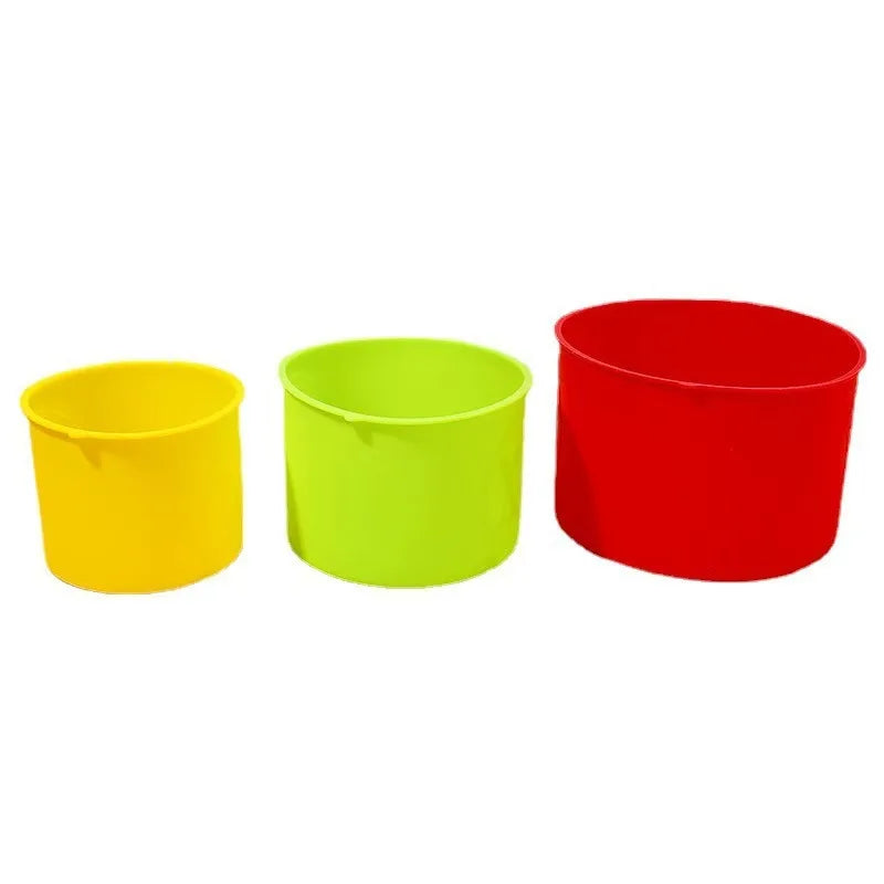 Desserts Baking Mold Tools No-stick Round Silicone Cake Mold Mousse Cake Moulds Deepening of Colored Mold