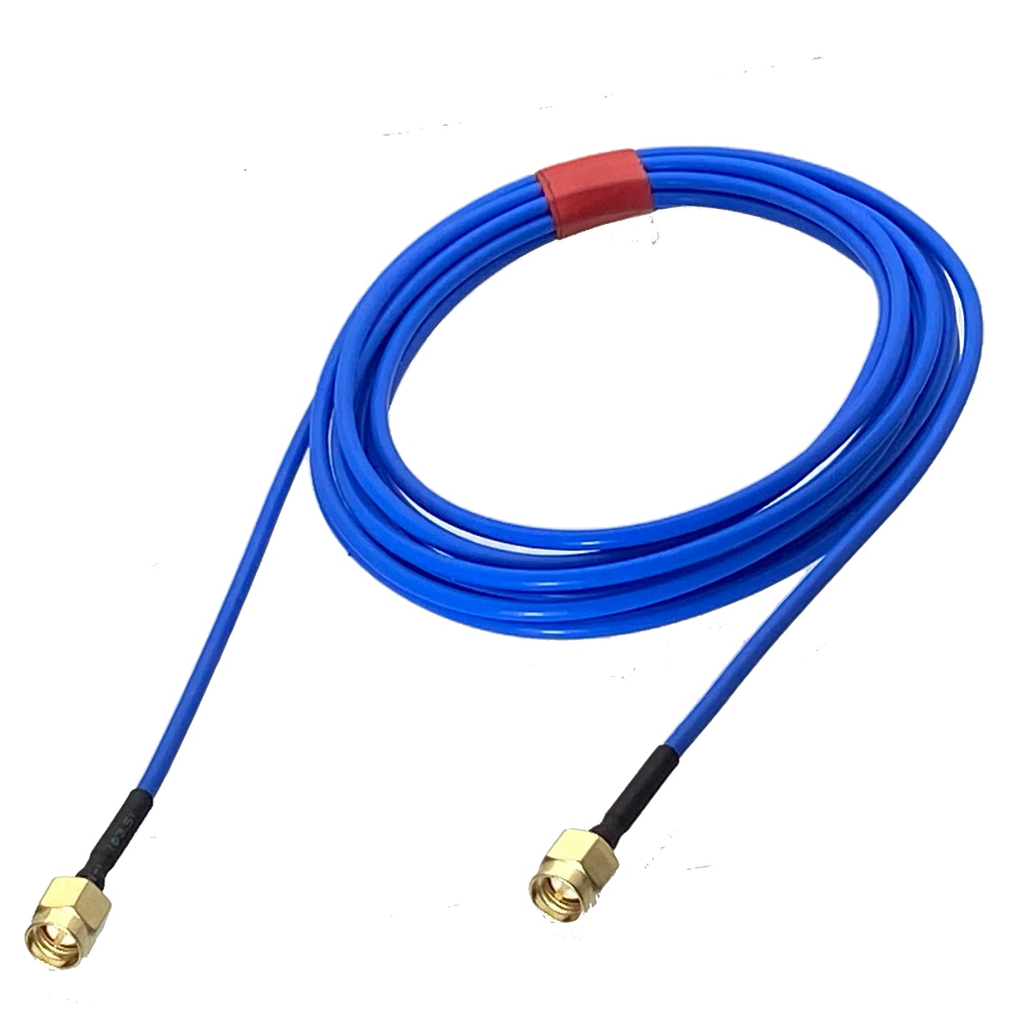 RF Connector SMA Male Plug to SMA Male Plug RG405 0.086" Bule Cable Semi-rigid Flexible Pigtail 4inch~20M