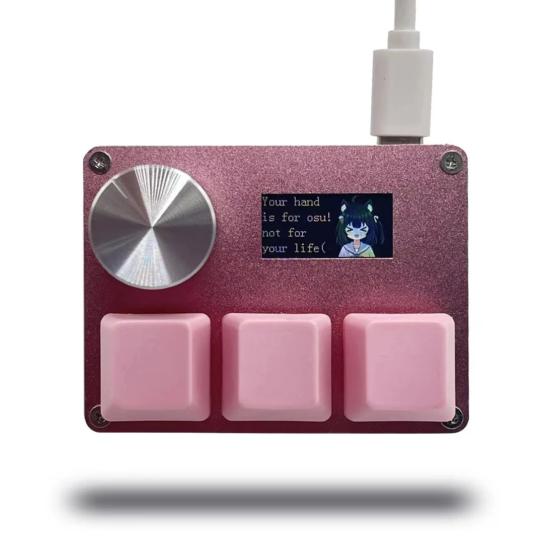 SayoDevice Rapid Trigger Magnetic Switches RGB Music Game Keyboard Volume Knob For O3C DJMAX SDVX Geometry Dash Office Keyboard