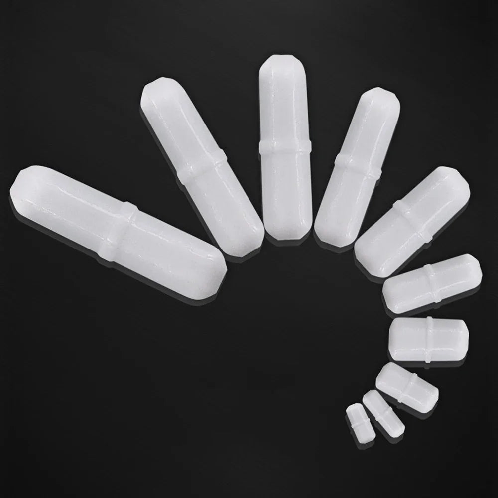 1/5/10/20/50/100Pcs Magnetic Stirrer Bar PTFE Magnetic Stirrer Type-B Mixer Stir Bars For Lab Supplies