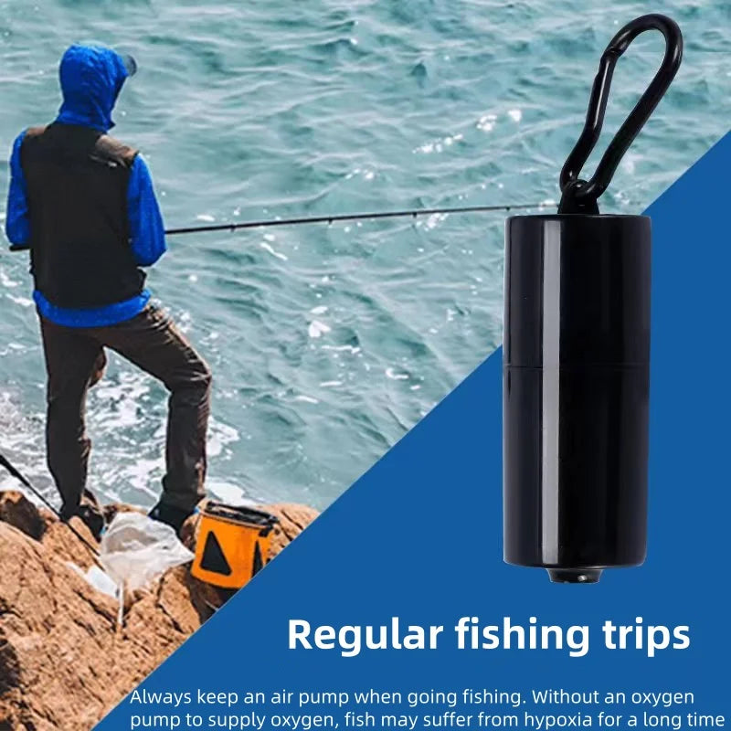 Mini Oxygen Pump USB Portable Fish Tank Fish Farming Aquarium Supplies Small Oxygen Pump Ultra Quiet Fishing Aerator