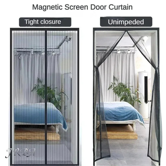 Window Mosquito Curtain, Gauze Window Screen, Automatic Door Lock, Home Ventilation Curtain, Magnetic Mesh Cover