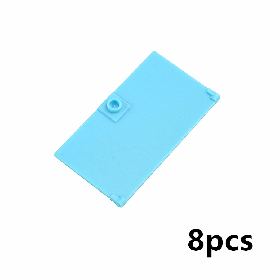 City Window Building Blocks MOC House Door Frame Glass Bricks Parts Compatible 60594  60616 60621 60596 MOC Educational Parts Fo