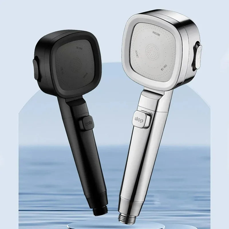Shower booster showerhead strong pressure shower head bathroom water heater shower head rain shower bully home shower set