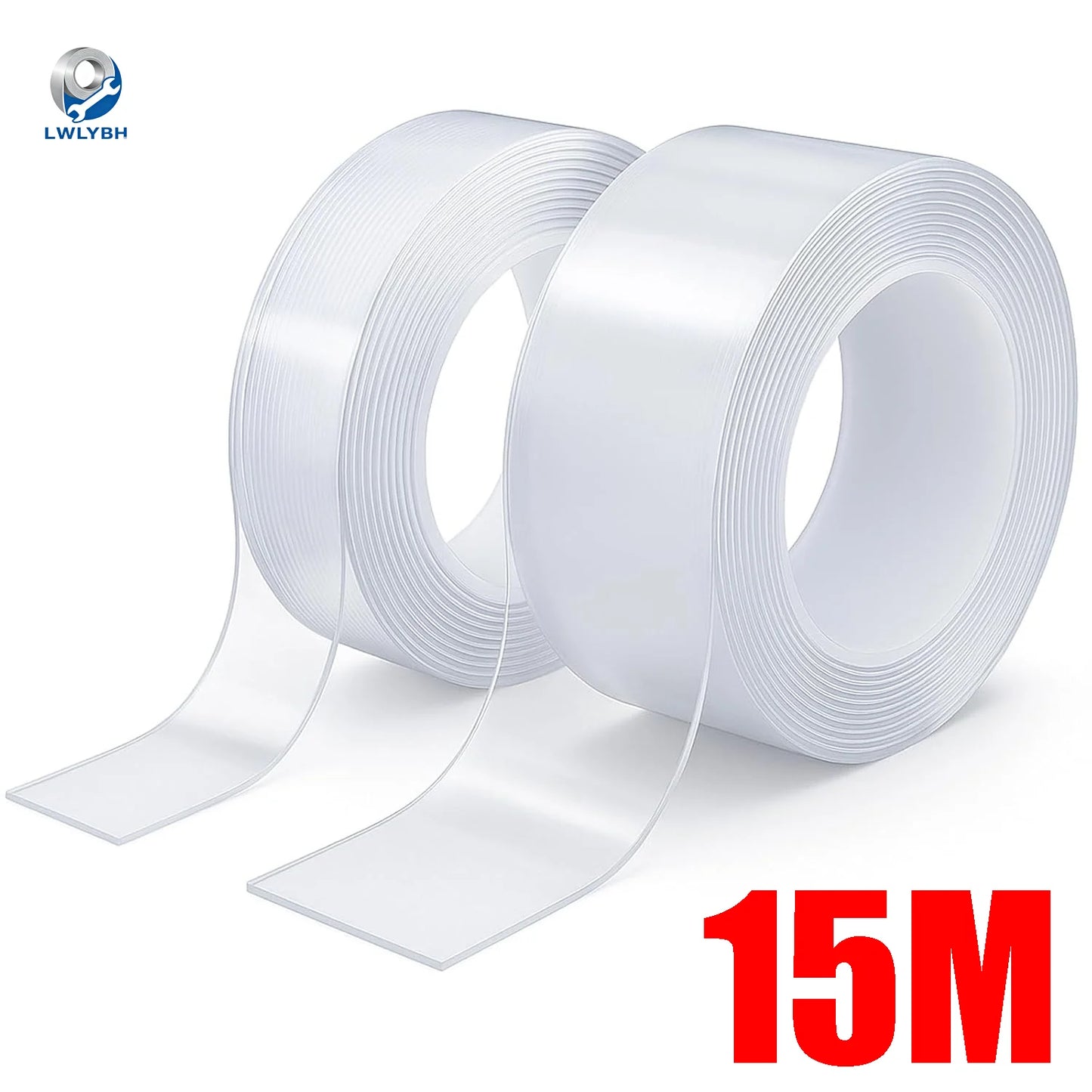 Double Sided Tape Ultra-strong Adhesive Tape Nano Heavy Duty Glue Tape Waterproof Traceless Strip Reusable Double Face Tape