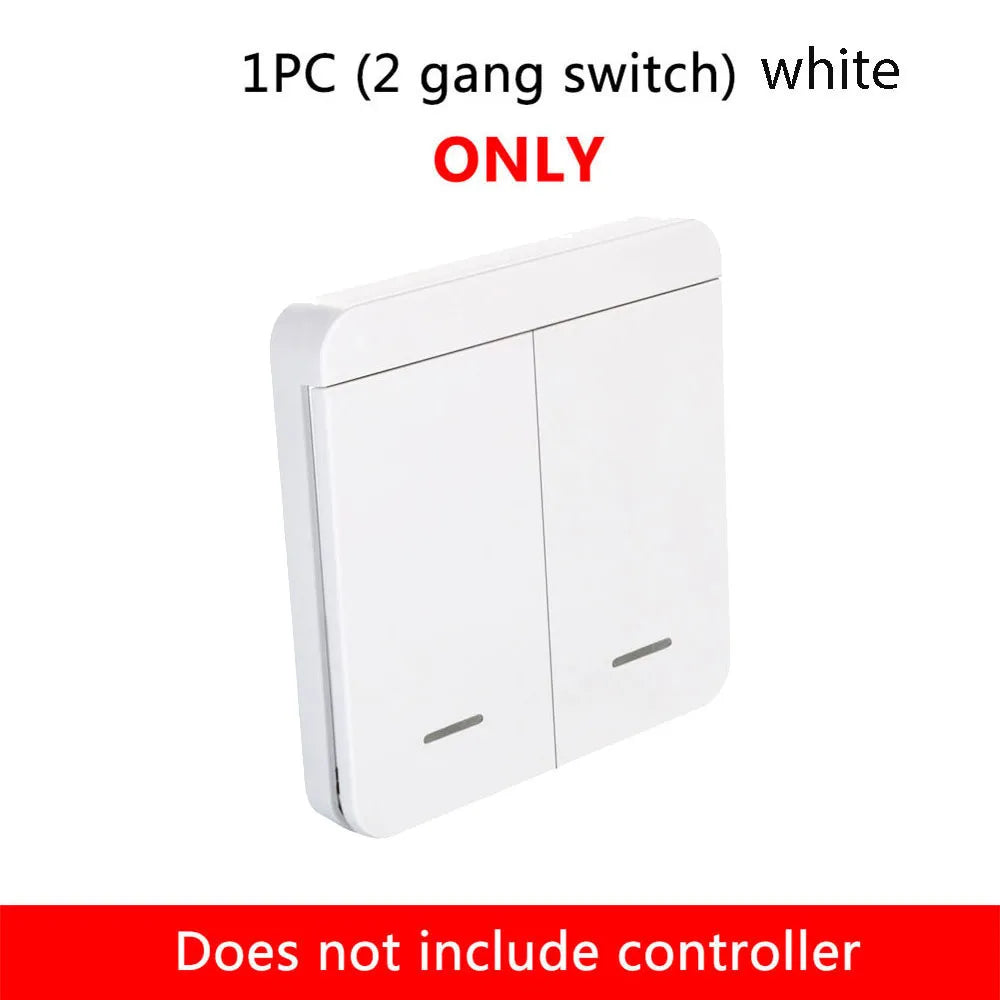 86 Wireless Smart RF 433Mhz 100-220V Wall Panel with Remote Control Mini Relay Receiver Home Led Light Lamp Switch