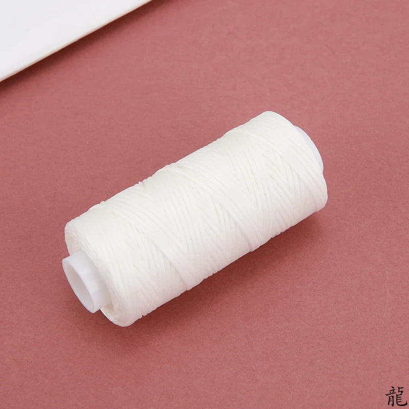 Leather Craft DIY Project 150D Leather Sewing Polyester Flat Wax String Diameter 0.8mm 30 Meter