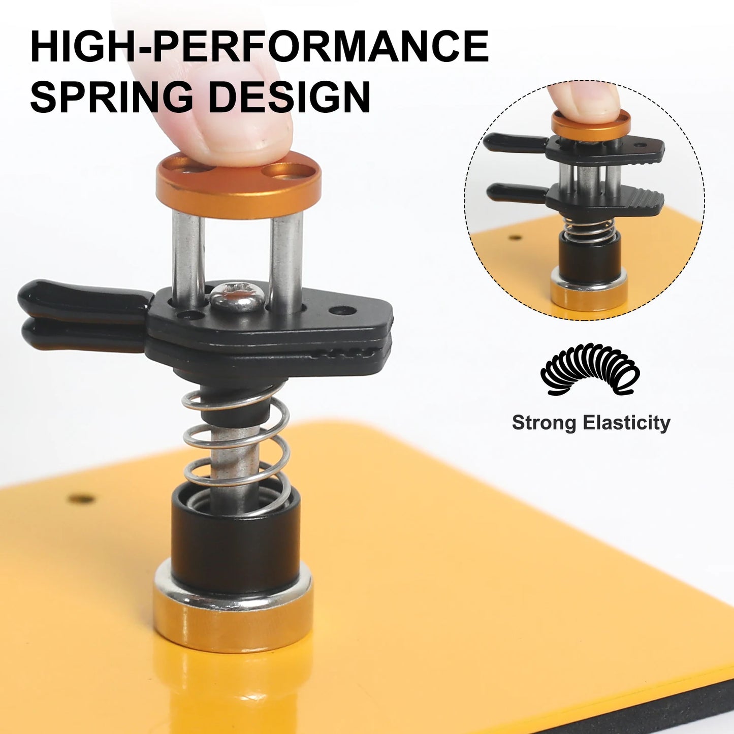 Toolour Magnetic Helping Hands Soldering Tool Press Adjust Distance PCB Clip Solder Wire Holder for Soldering/Electronics Repair